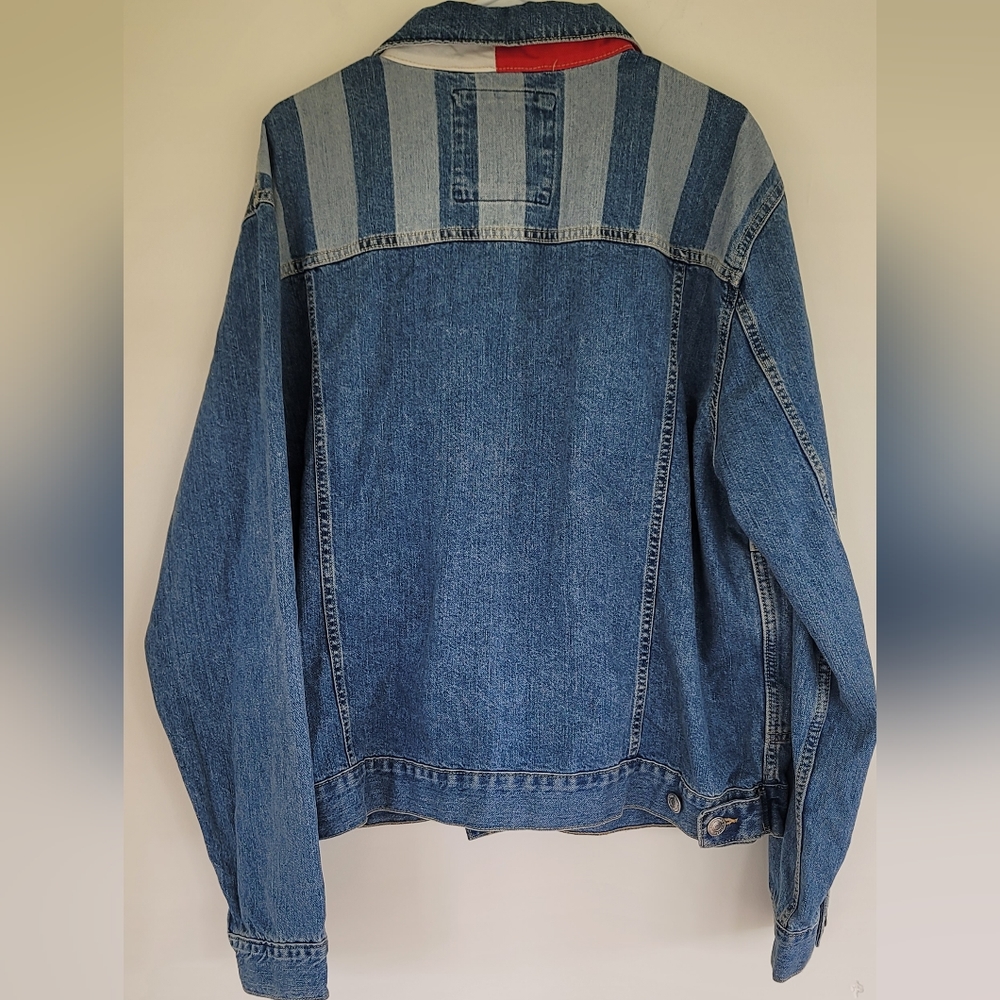 Rare Tommy Hilfiger Denim Jean Jacket Size XXL - Picture 7 of 7